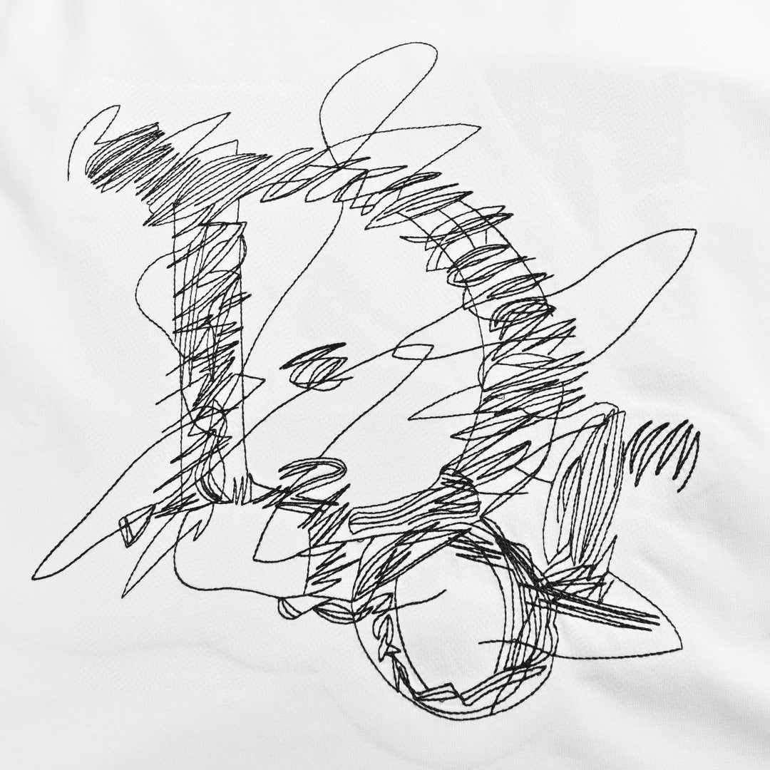 Dior Scribble Design T-Shirt - detail - replica sneakers