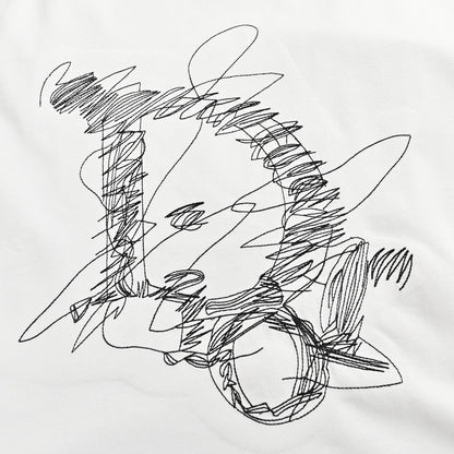 Dior Scribble Design T-Shirt - detail - replica sneakers