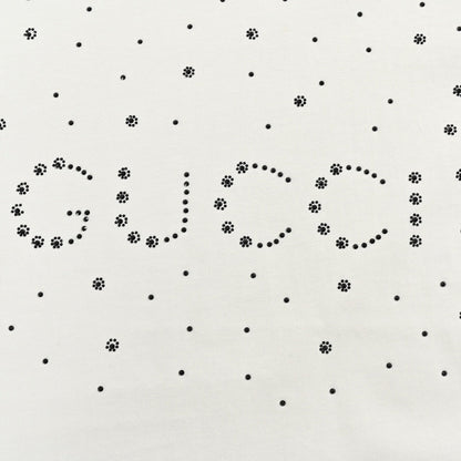 Gucci Embellished White T-Shirt - detail - replica sneakers