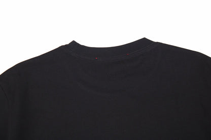 Gucci Lightning Bolt Logo T-Shirt in Black - detail - replica sneakers
