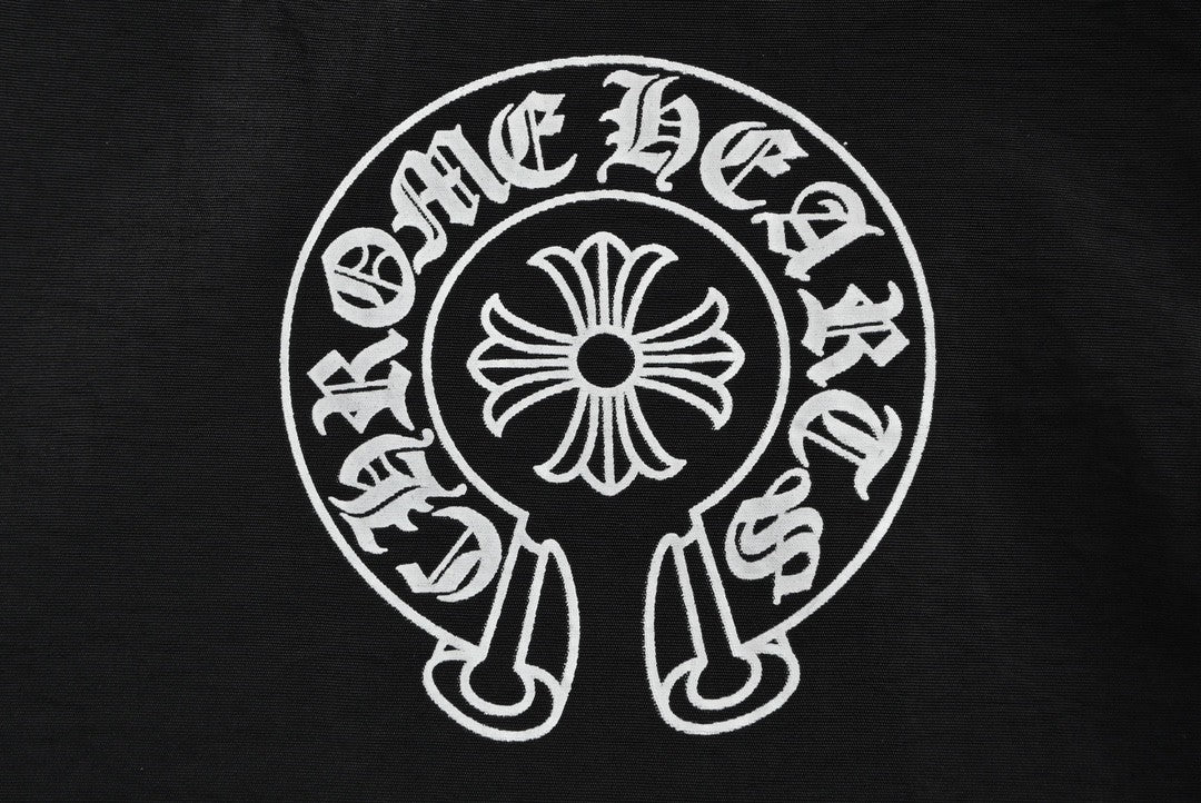 CHROME HEARTS ASYMMETRICAL ZIP HOODIE BLACK - detail - replica sneakers