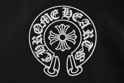 CHROME HEARTS ASYMMETRICAL ZIP HOODIE BLACK - detail - replica sneakers