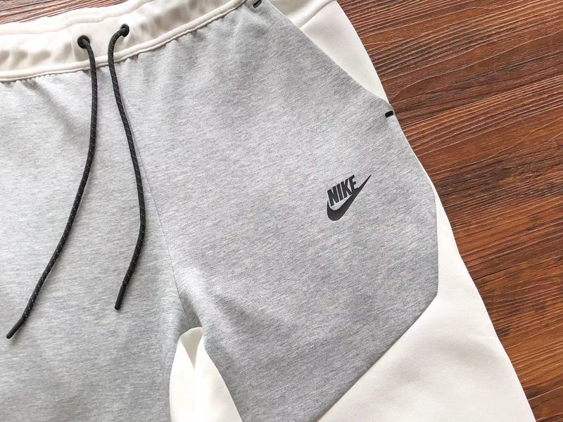 NIKE TECH FLEECE PANTS x GREY VOLT - logo - replica sneakers