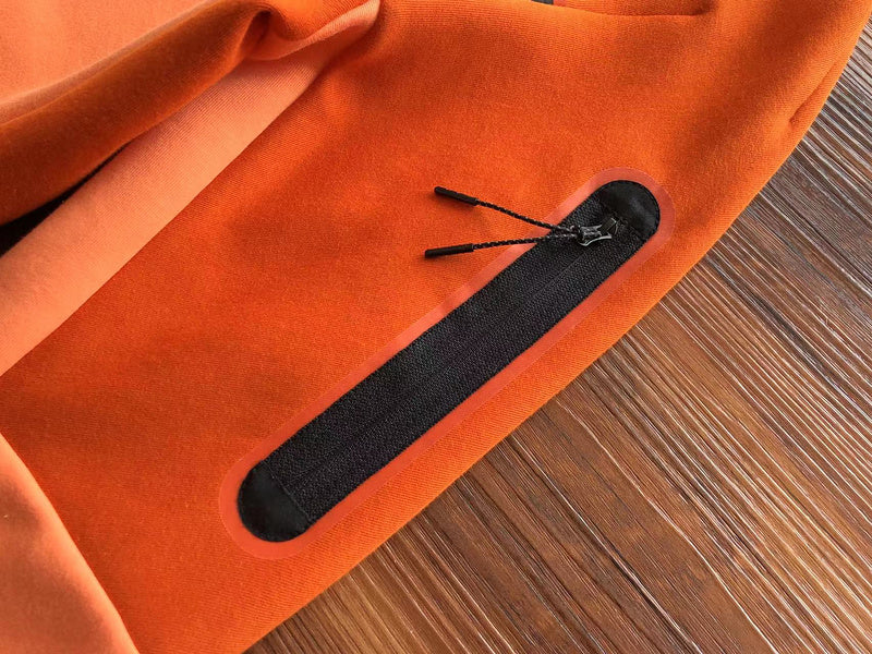 NIKE TECH FLEECE HOODIE x CAMPFIRE ORANGE - box - replica sneakers