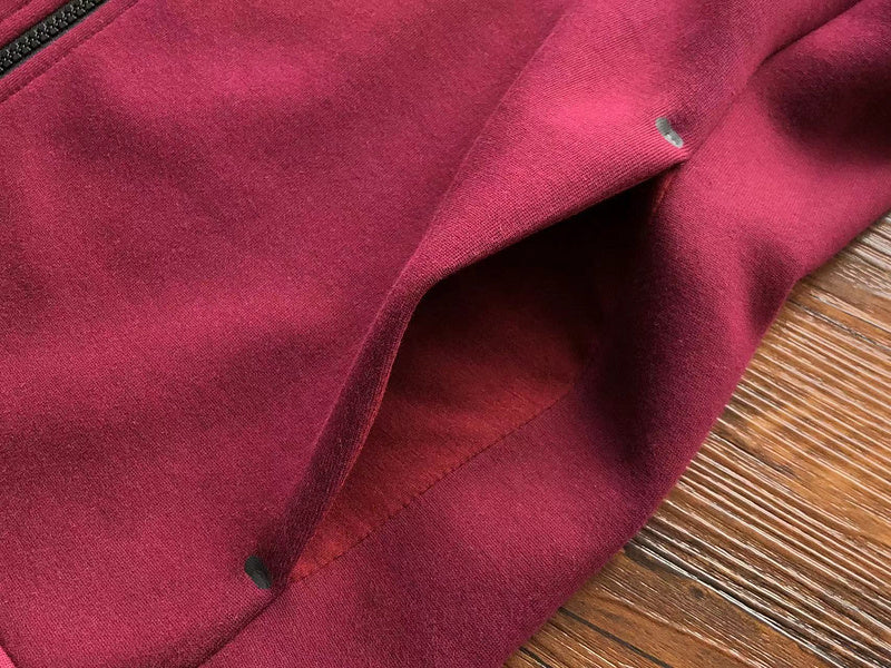 NIKE TECH FLEECE HOODIE x BURGUNDY - insole - replica sneakers