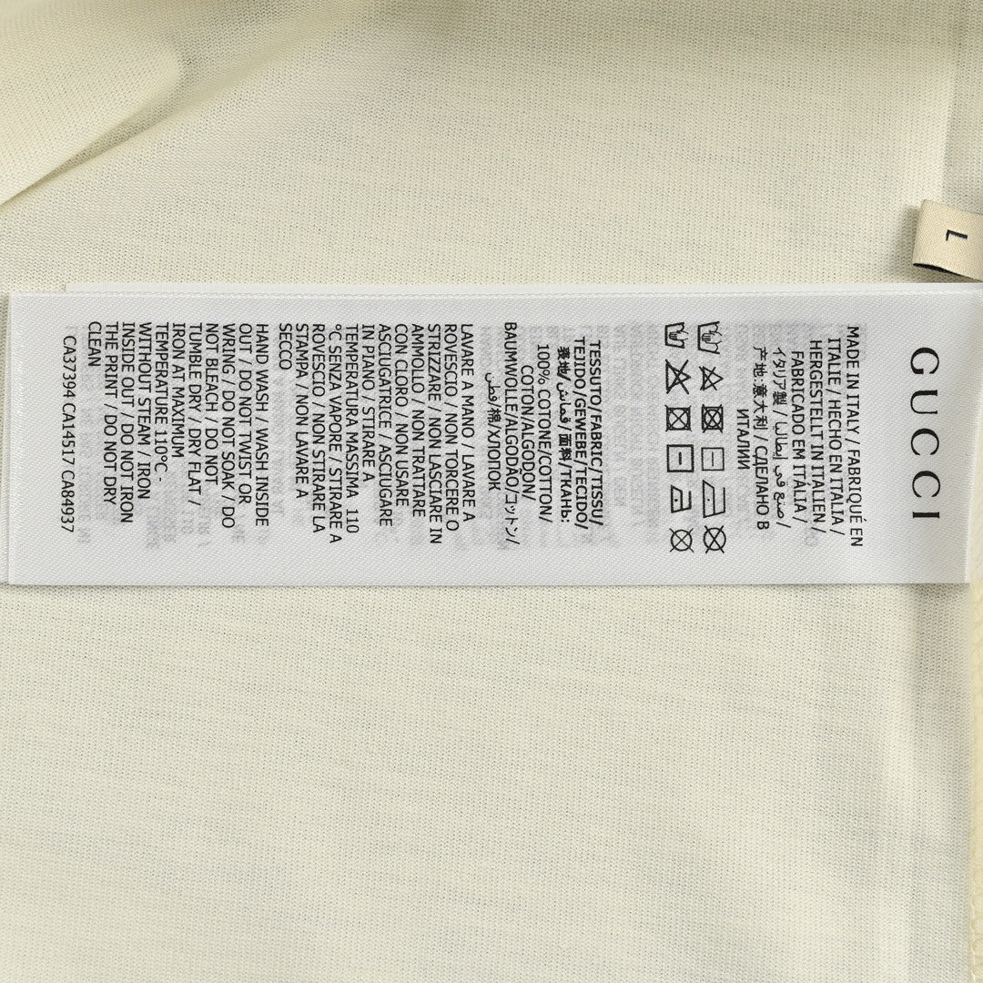 Gucci Graphic Cream T-Shirt - logo - replica sneakers