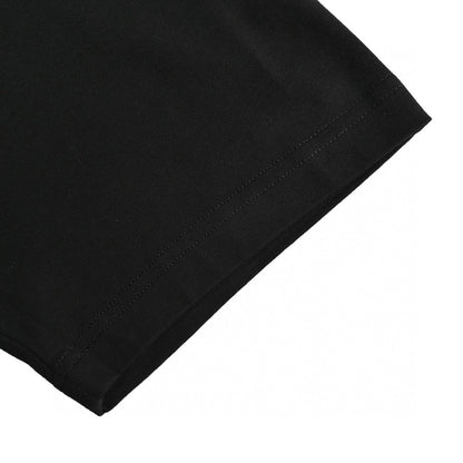 Gucci Strawberry Logo T-Shirt (Black) - close up - replica sneakers