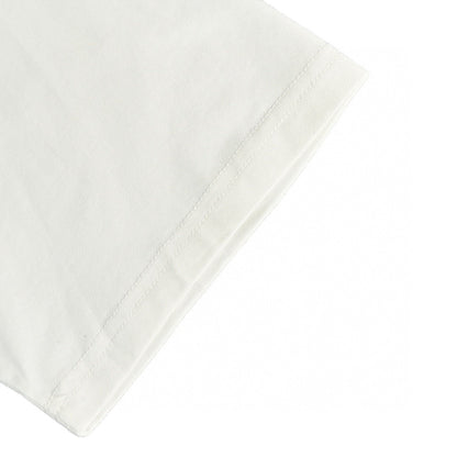 BALENCIAGA x VETEMENTS LOGO T-SHIRT WHITE - close up - replica sneakers
