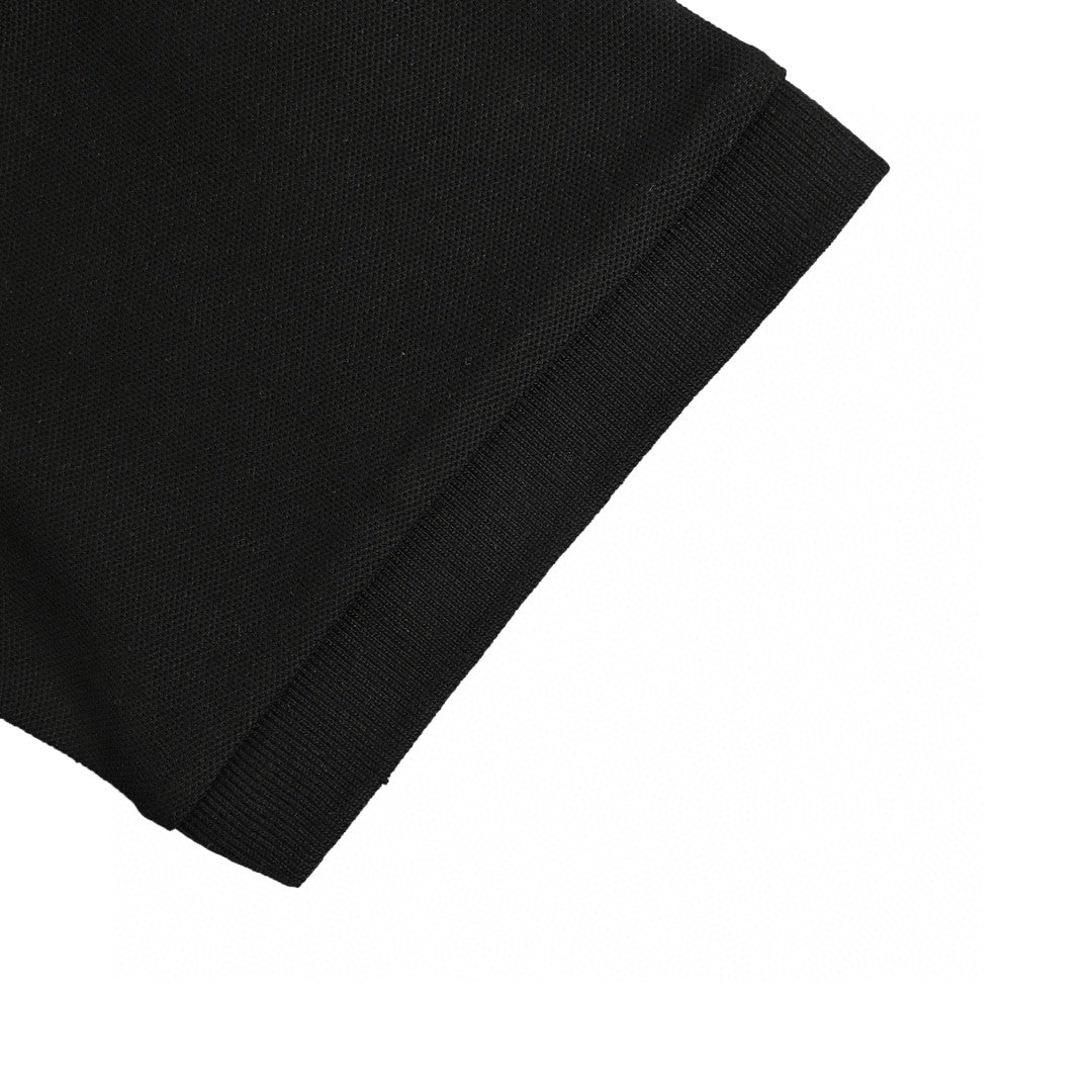 Prada Classic Black Polo Shirt - back view - replica sneakers