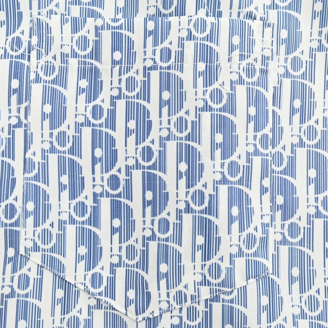 Dior Monogram Print Shirt - close up - replica sneakers