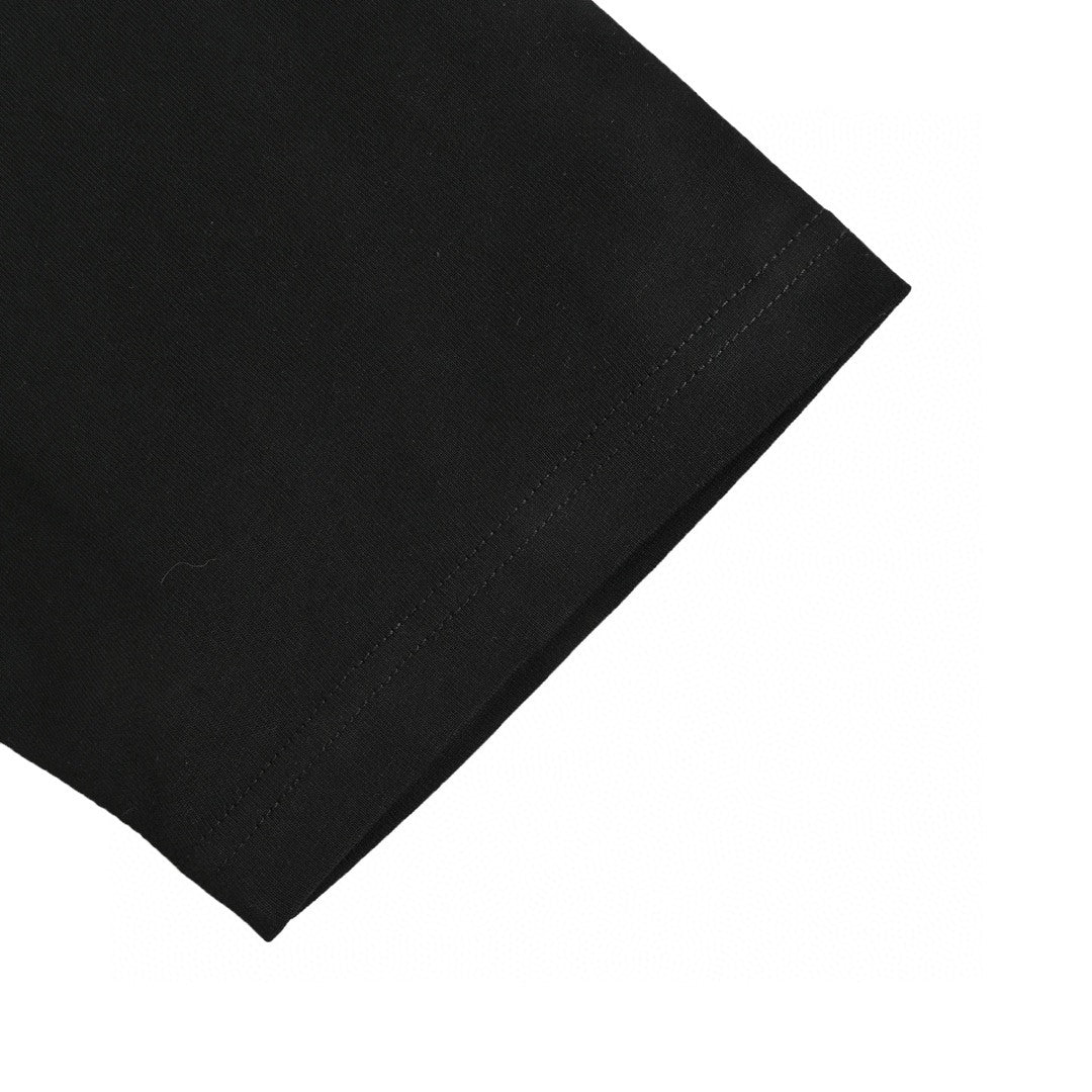Gucci x Balenciaga Collaboration T-Shirt (Black) - close up - replica sneakers