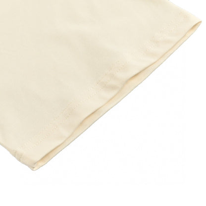 Gucci 1921 Logo Graphic T-Shirt (Beige) - close up - replica sneakers