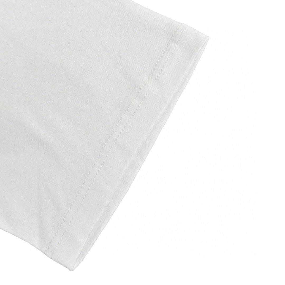 Balenciaga Political Campaign T-Shirt (White) - close up - replica sneakers
