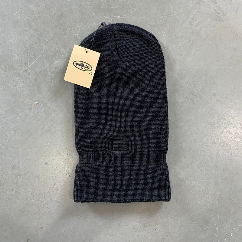 CORTEIZ KNIT BALACLAVA BLACK YELLOW - side view - replica sneakers