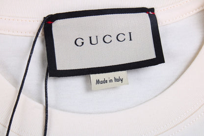 Gucci Lightning Logo T-Shirt (Cream) - box - replica sneakers