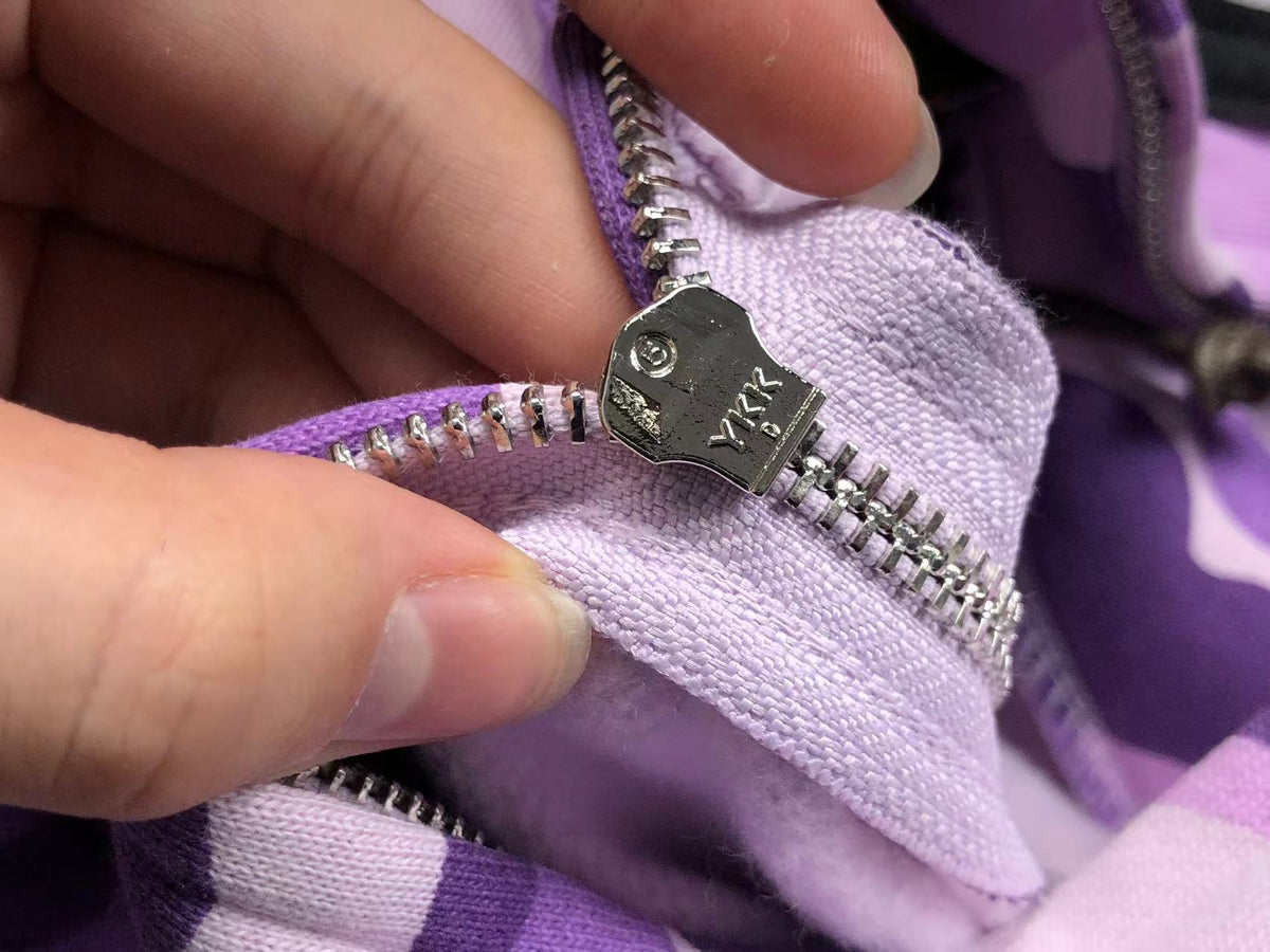 BAPE COLOR CAMO FULL ZIP HOODIE PURPLE - logo - replica sneakers