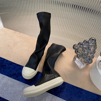 High-Top Sock Sneakers - Black Unisex Streetwear Limited Edition - **High-Top Sock Sneakers** Step into the future of footwear with these high-top sock sneakers. Combining