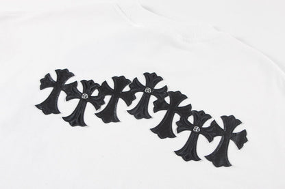CHROME HEARTS CROSS PATCH SWEATSHIRT WHITE - insole - replica sneakers