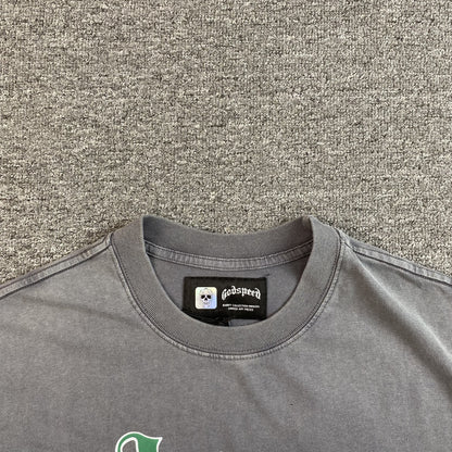 GODSPEED Amigos T-shirt Washed - Grey Unisex Streetwear Limited Edition
