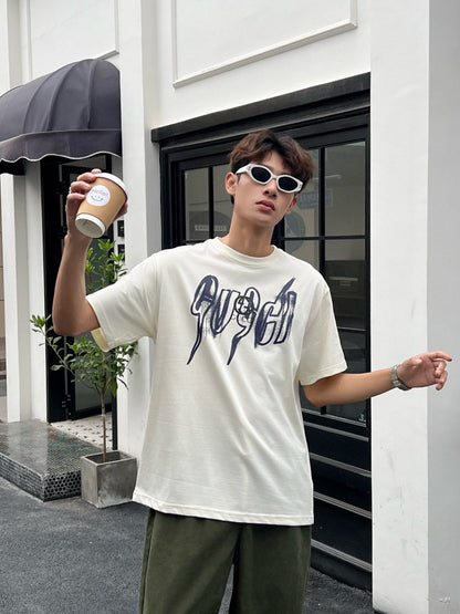 Gucci Graphic Cream T-Shirt - logo - replica sneakers