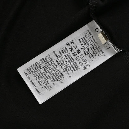 Gucci Black T-Shirt with Dragon Cartoon - logo - replica sneakers