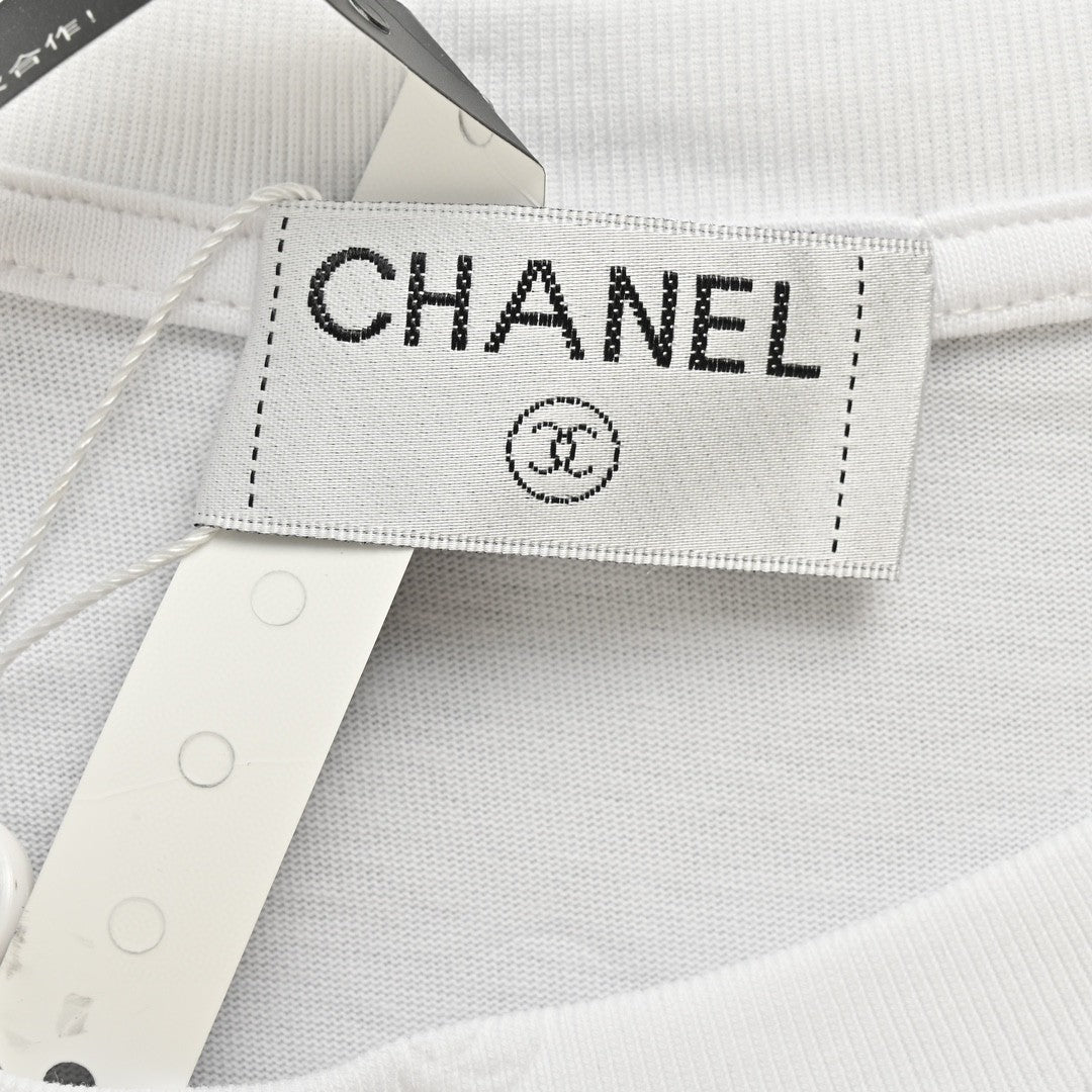 Chanel Classic Logo T-Shirt in White - outsole - replica sneakers