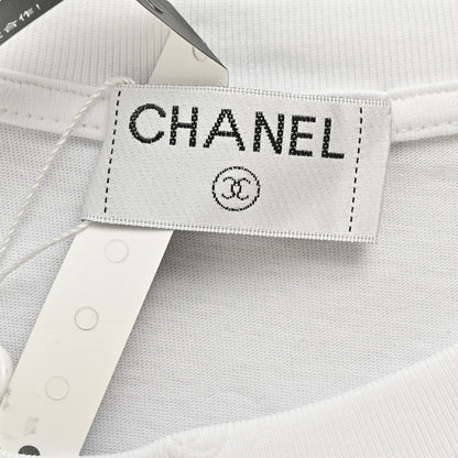 Chanel Classic Logo T-Shirt in White - outsole - replica sneakers