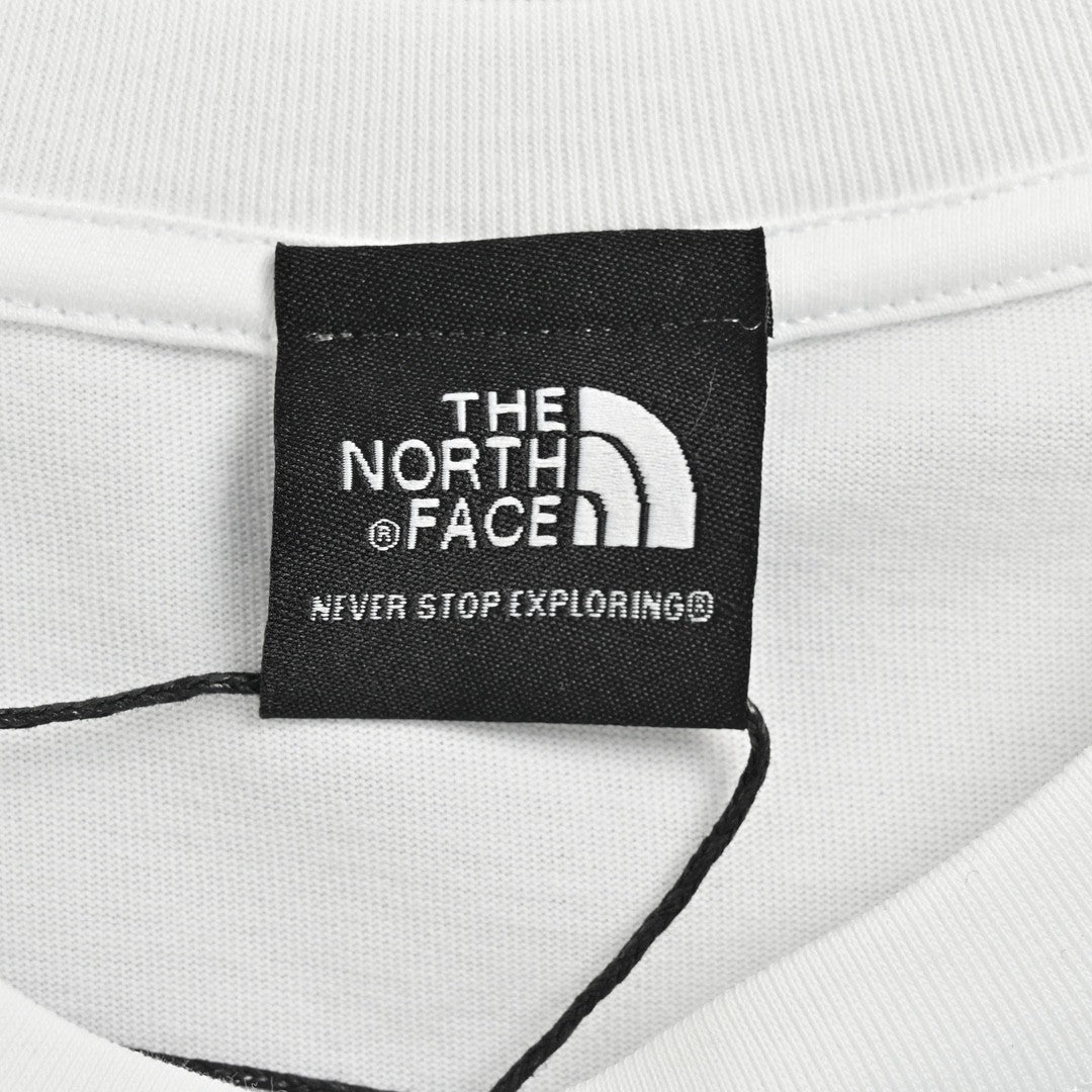 The North Face x Gucci Nature Print T-Shirt - close up - replica sneakers