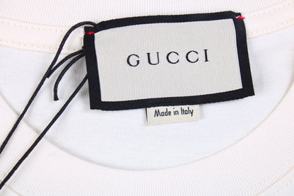 Gucci Lightning Bolt Logo T-Shirt in Cream - outsole - replica sneakers