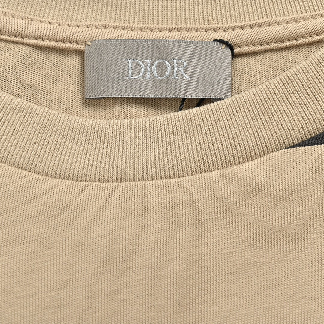 Dior Christian Dior Couture Beige T-Shirt - logo - replica sneakers