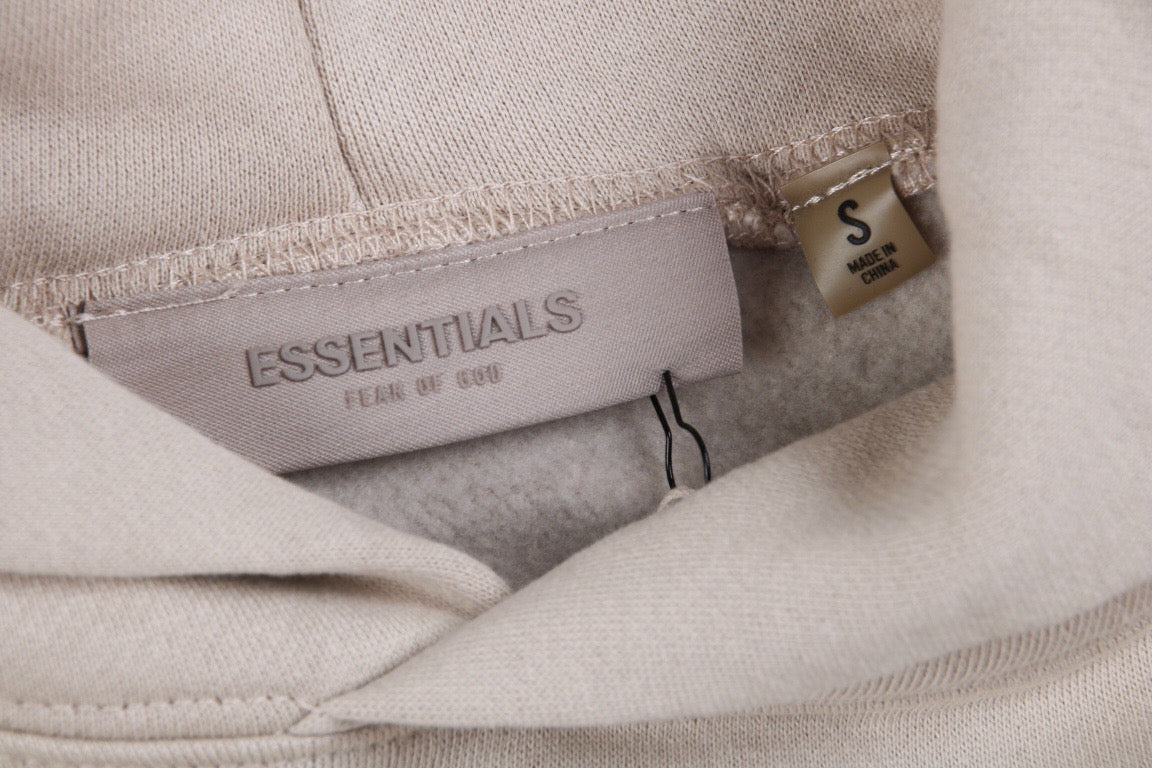 FEAR OF GOD ESSENTIALS '1977' HOODIE STONE GREY - outsole - replica sneakers
