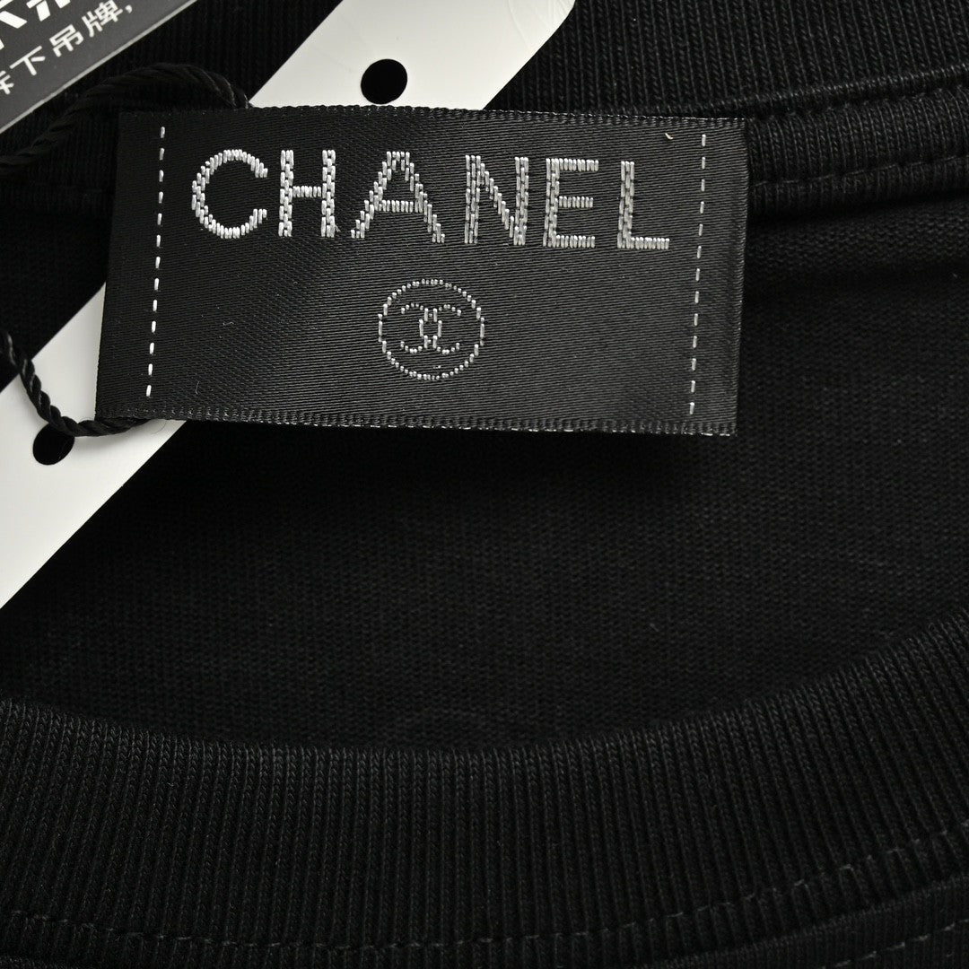 Chanel Classic Logo T-Shirt in Black - outsole - replica sneakers