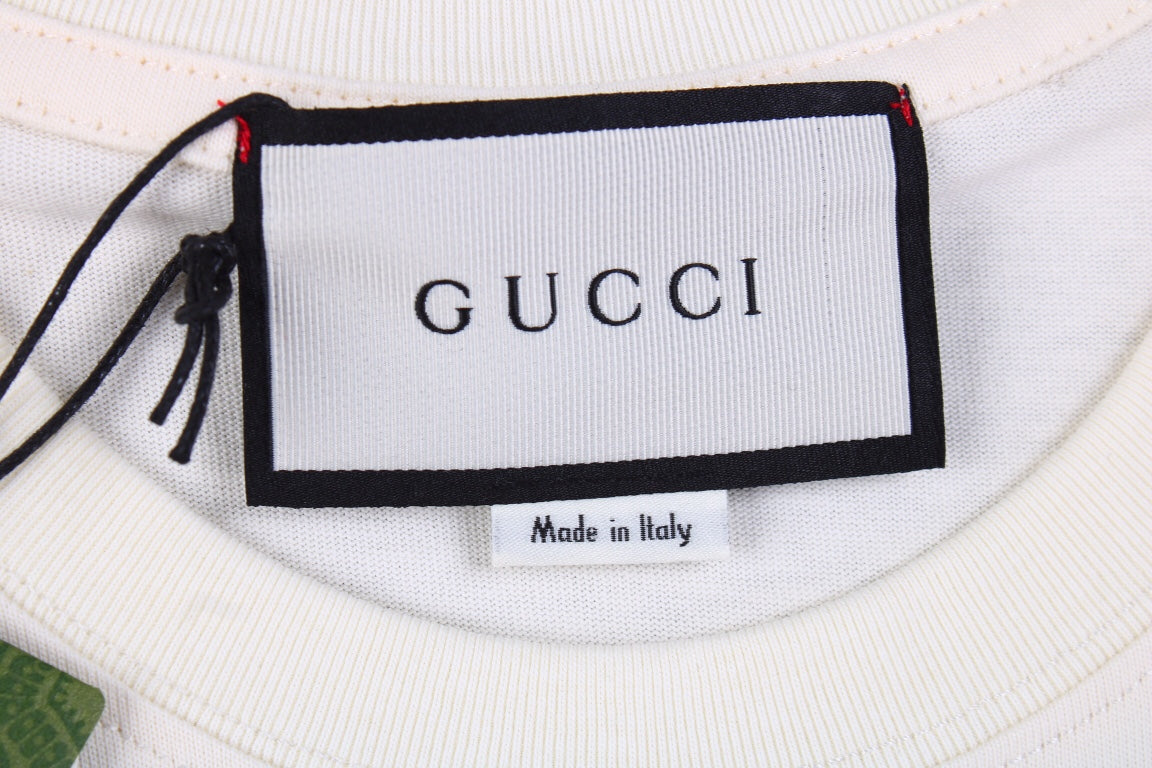 Gucci Cities Block Letter T-Shirt - White - outsole - replica sneakers