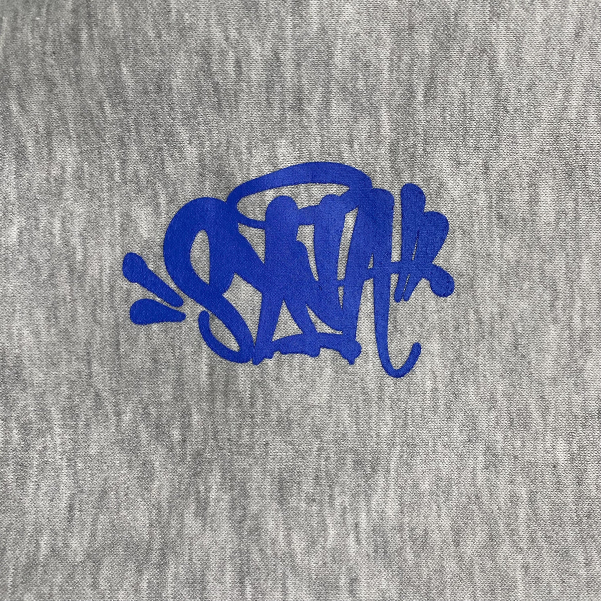 SYNA WORLD COLLEGE HOODIE GREY - close up - replica sneakers