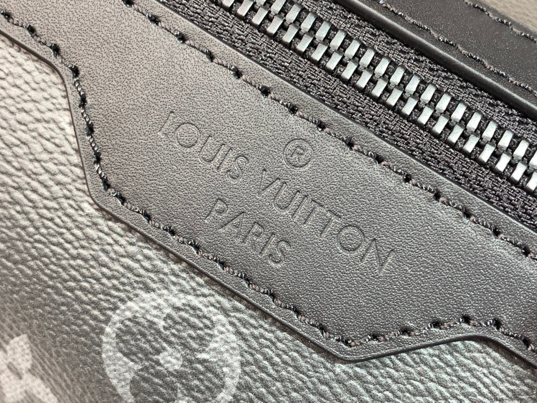 LOUIS VUITTON MONOGRAM ECLIPSE REVERSE PM GRAY - outsole - replica sneakers