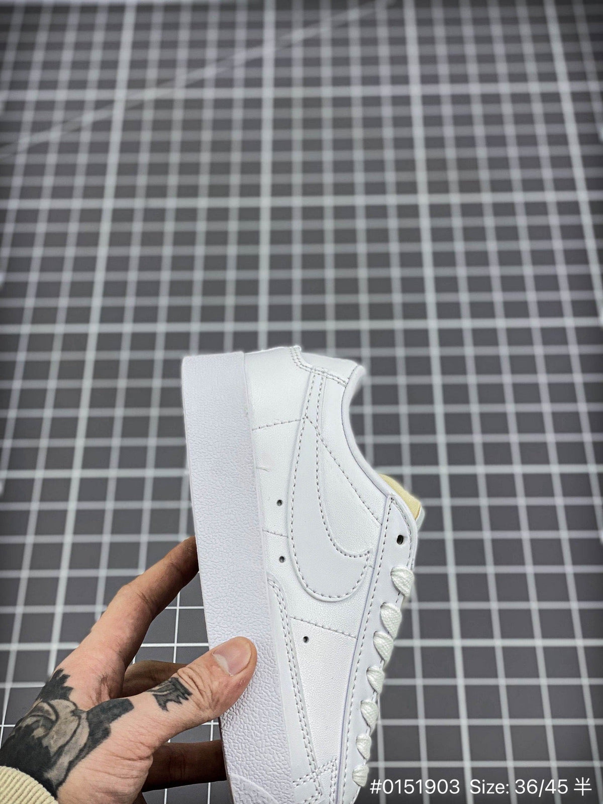 Nike Blazer Low1977 - White Unisex Streetwear Limited Edition - The Nike Blazer Low '1977 Synthetic Leather White offers a clean and modern take on