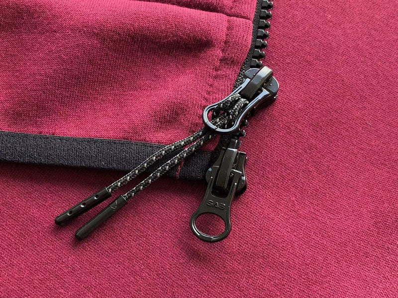 NIKE TECH FLEECE HOODIE x BURGUNDY - logo - replica sneakers
