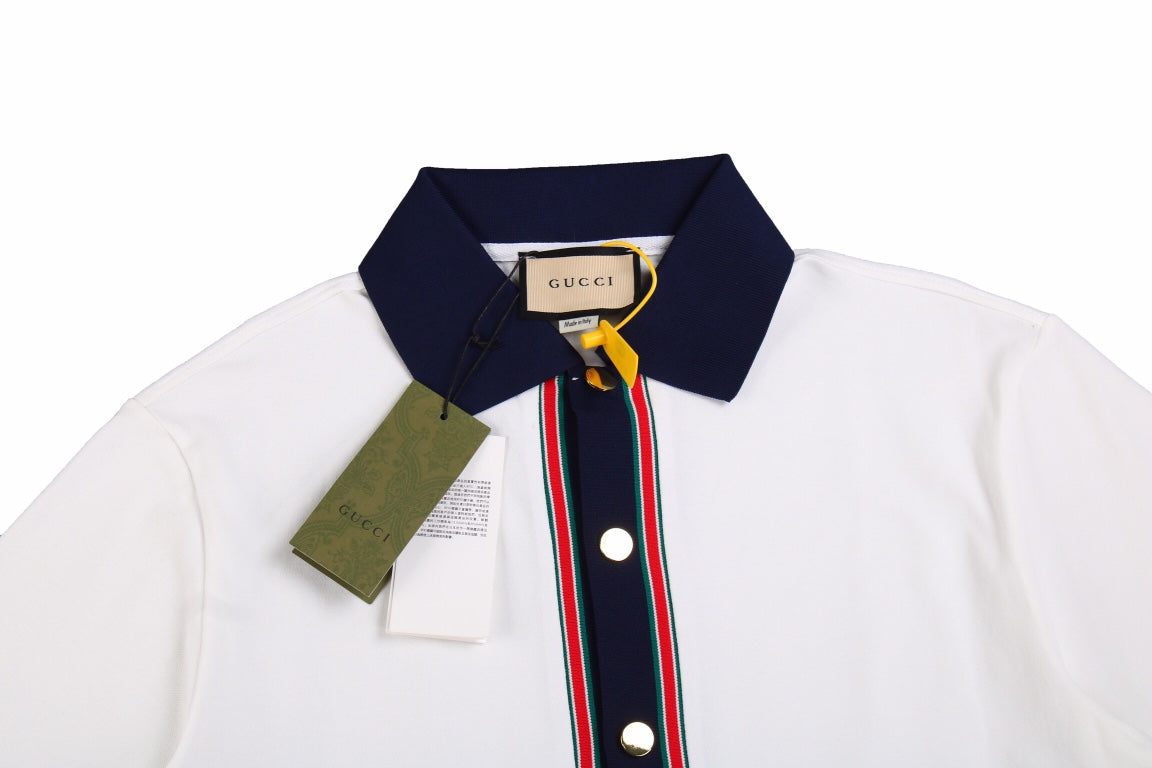 Gucci Contrast Collar Shirt - insole - replica sneakers