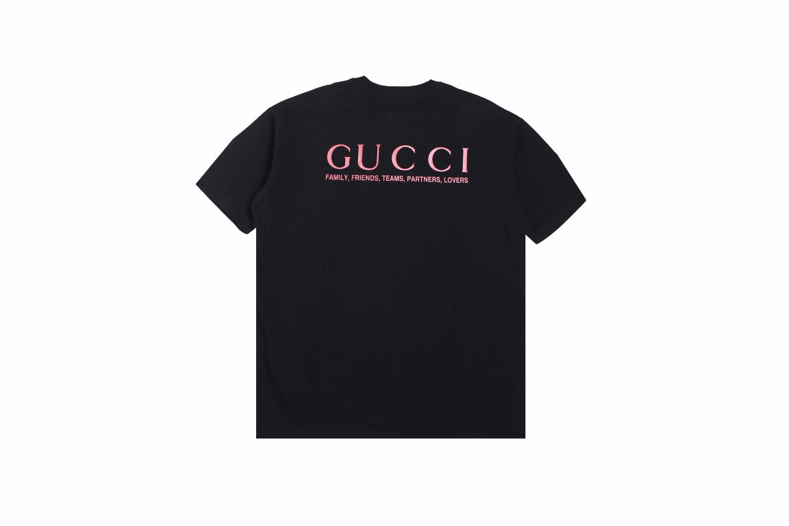 Gucci ANCOR. T-Shirt (Black) - detail - replica sneakers