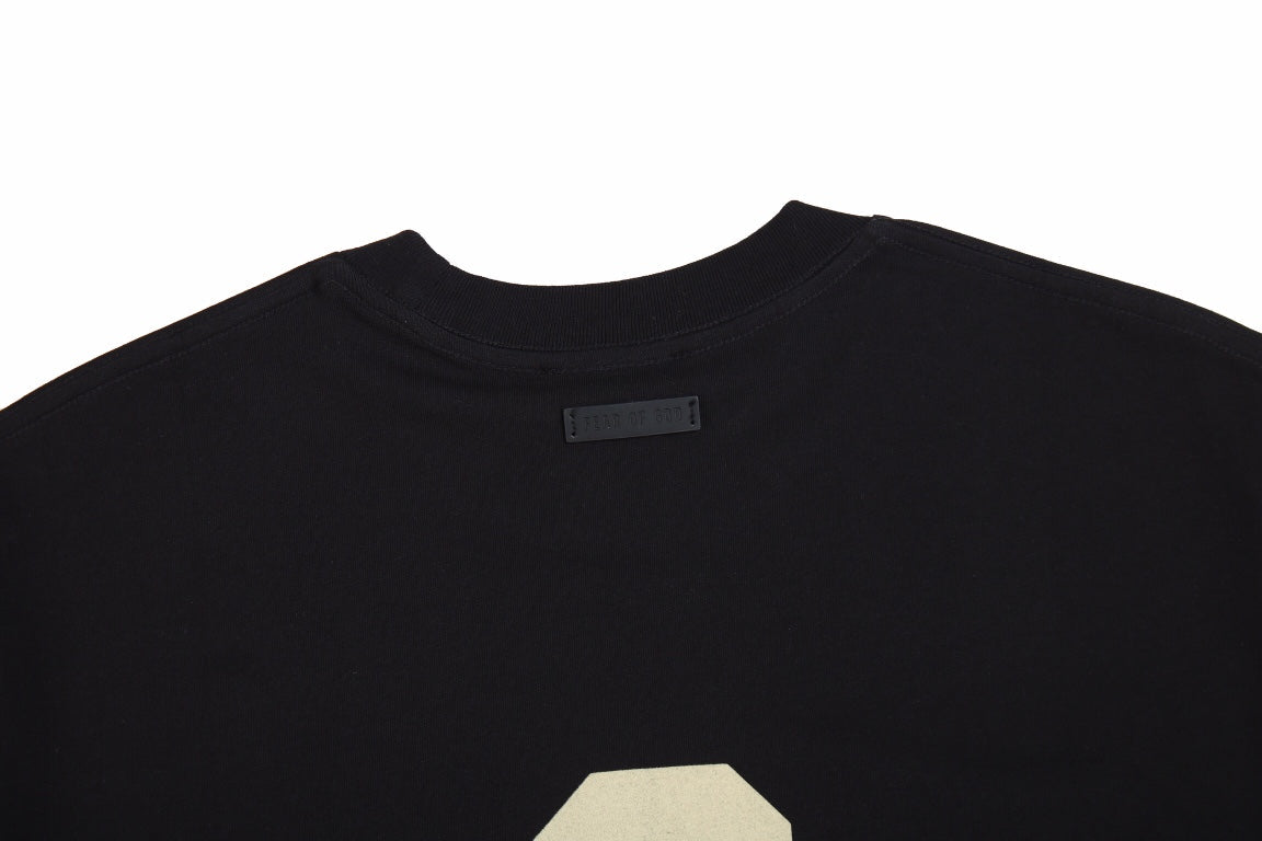 Fear of God Letter F T-Shirt (Black) - insole - replica sneakers