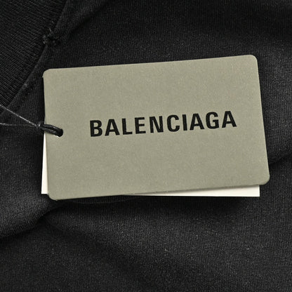 Balenciaga Spray-Paint Logo T-Shirt (Black) - insole - replica sneakers