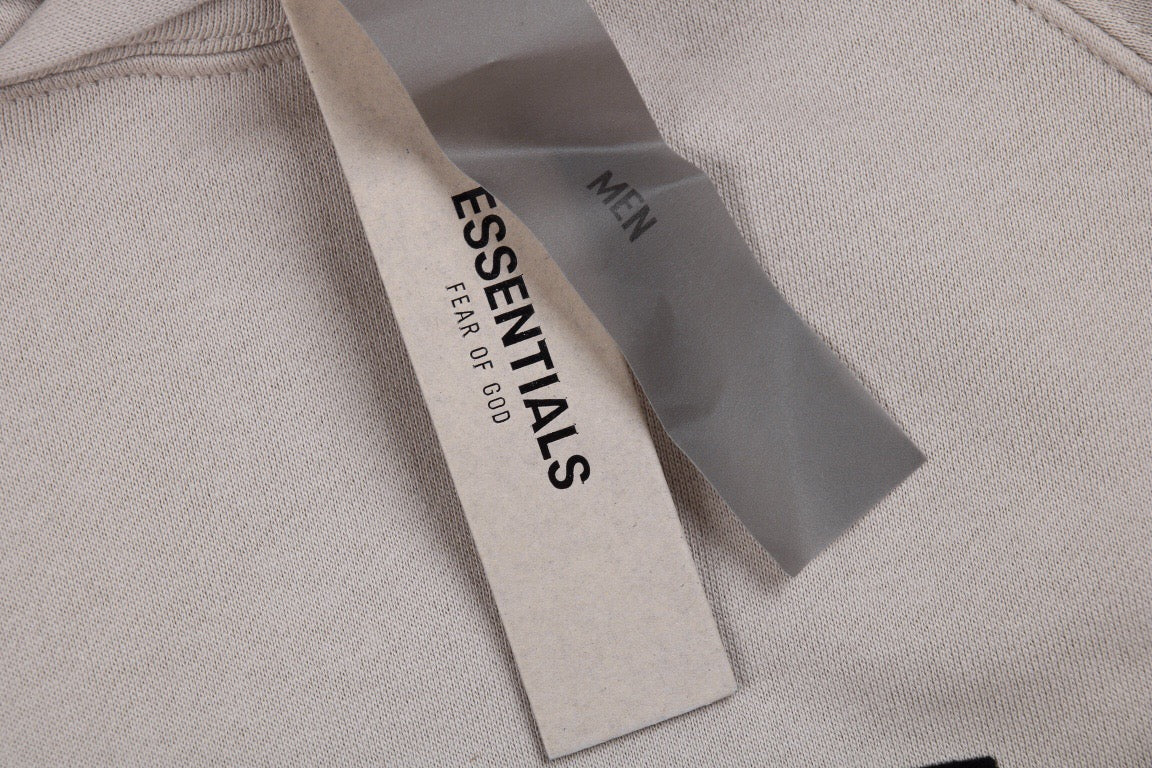 FEAR OF GOD ESSENTIALS '1977' HOODIE STONE GREY - insole - replica sneakers