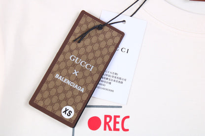 Gucci x Balenciaga Collaboration T-Shirt - White - outsole - replica sneakers
