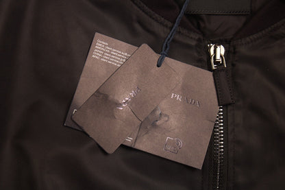 Prada Black Bomber Jacket - insole - replica sneakers