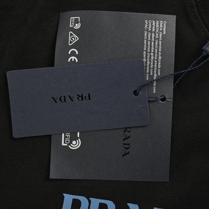 Prada Black T-Shirt with Logo Design - insole - replica sneakers