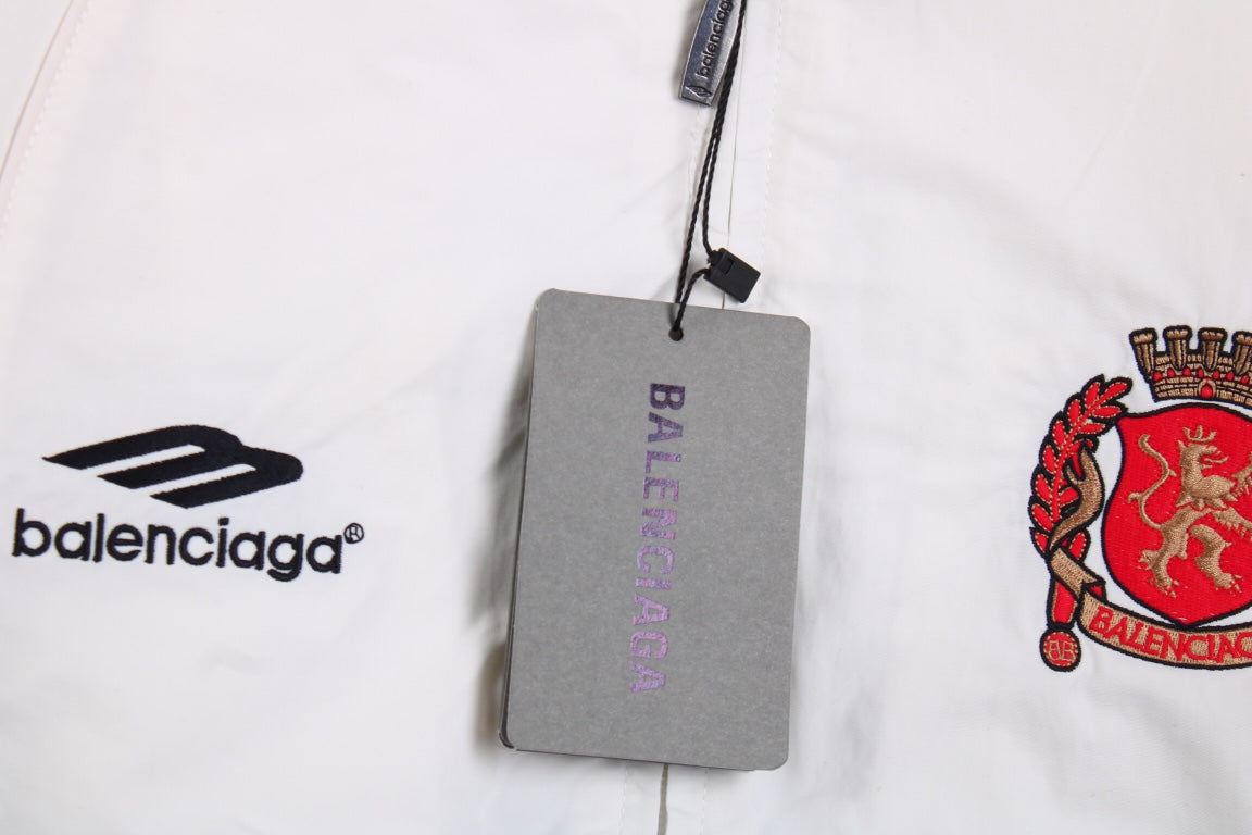 Balenciaga White Zip-Up Track Jacket - insole - replica sneakers