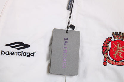 Balenciaga White Zip-Up Track Jacket - insole - replica sneakers