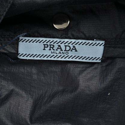 Prada Lightweight Hooded Jacket - Black - insole - replica sneakers