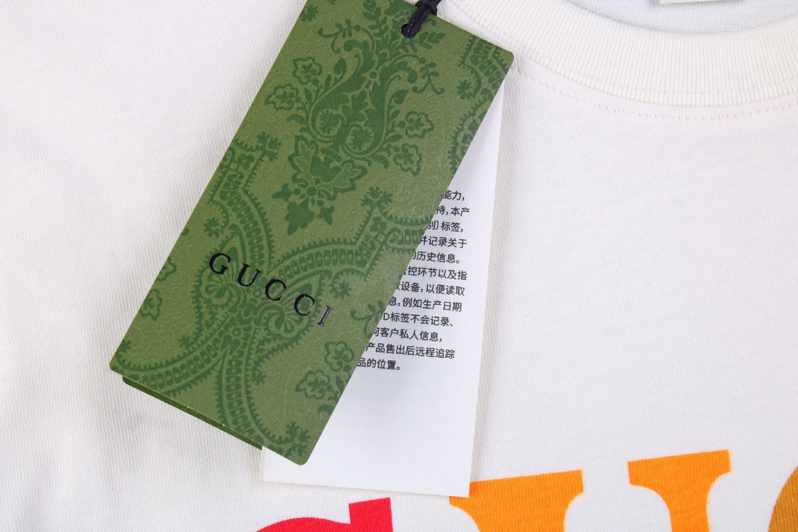 Gucci Cities Block Letter T-Shirt - White - insole - replica sneakers