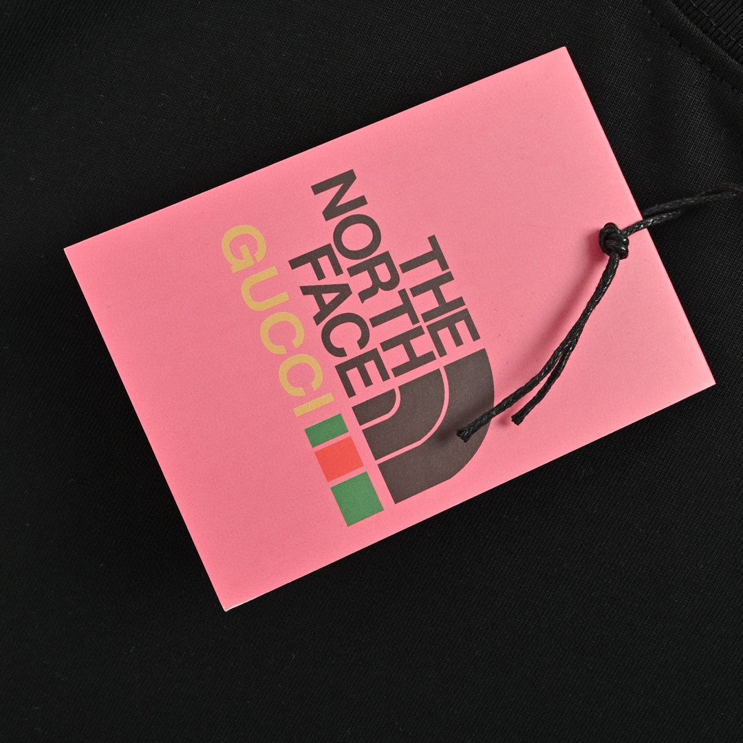 The North Face x Gucci Nature Print T-Shirt (Black) - insole - replica sneakers